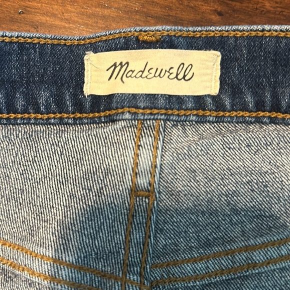MADEWELL Women's High-Rise Denim Shorts Raw Hem Size 26 - Picture 6 of 11